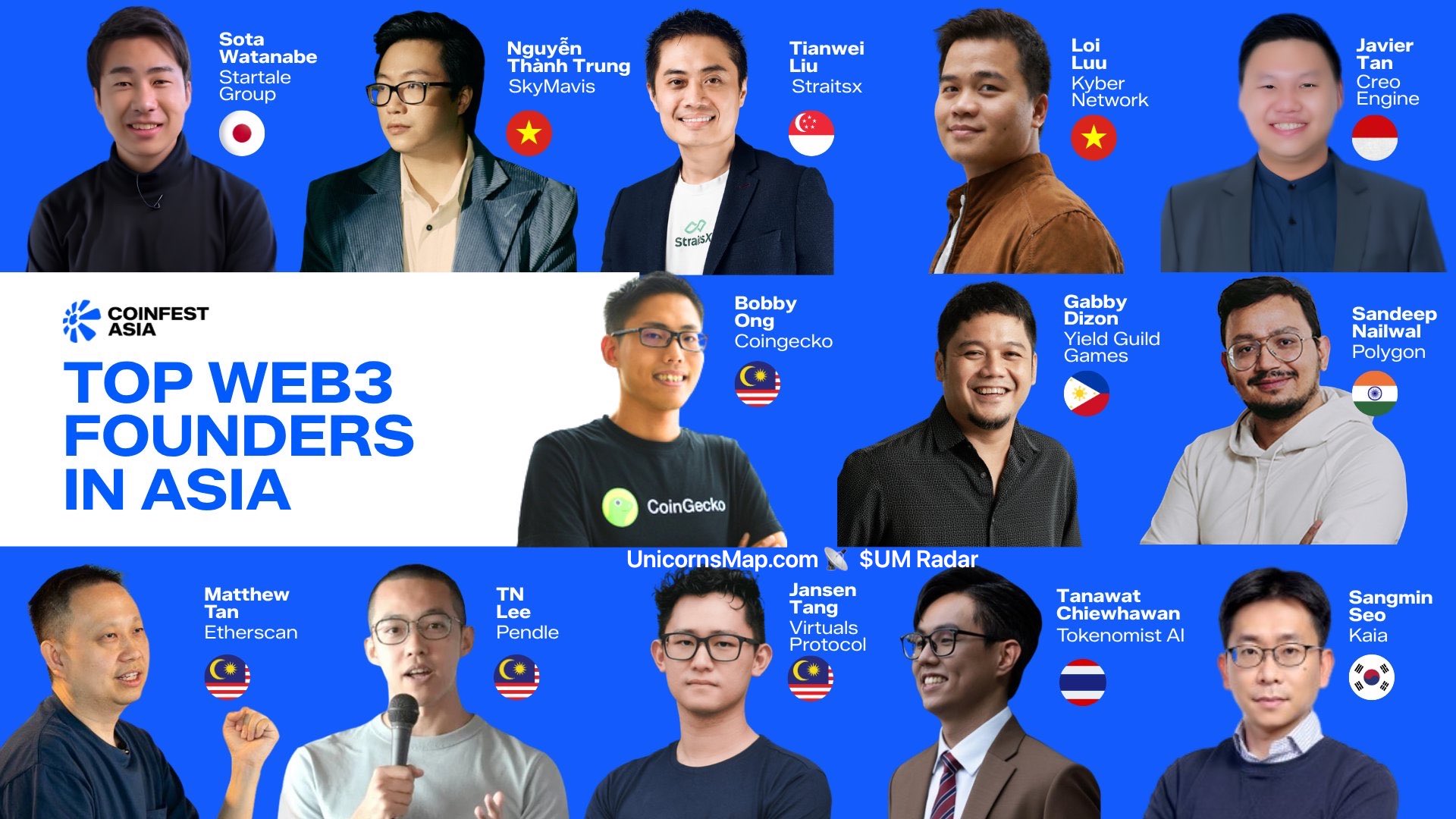 Aleksei Dolgikh (@alexdolbun) on the Coinfest Asia 2026 Top Web3 Founders card