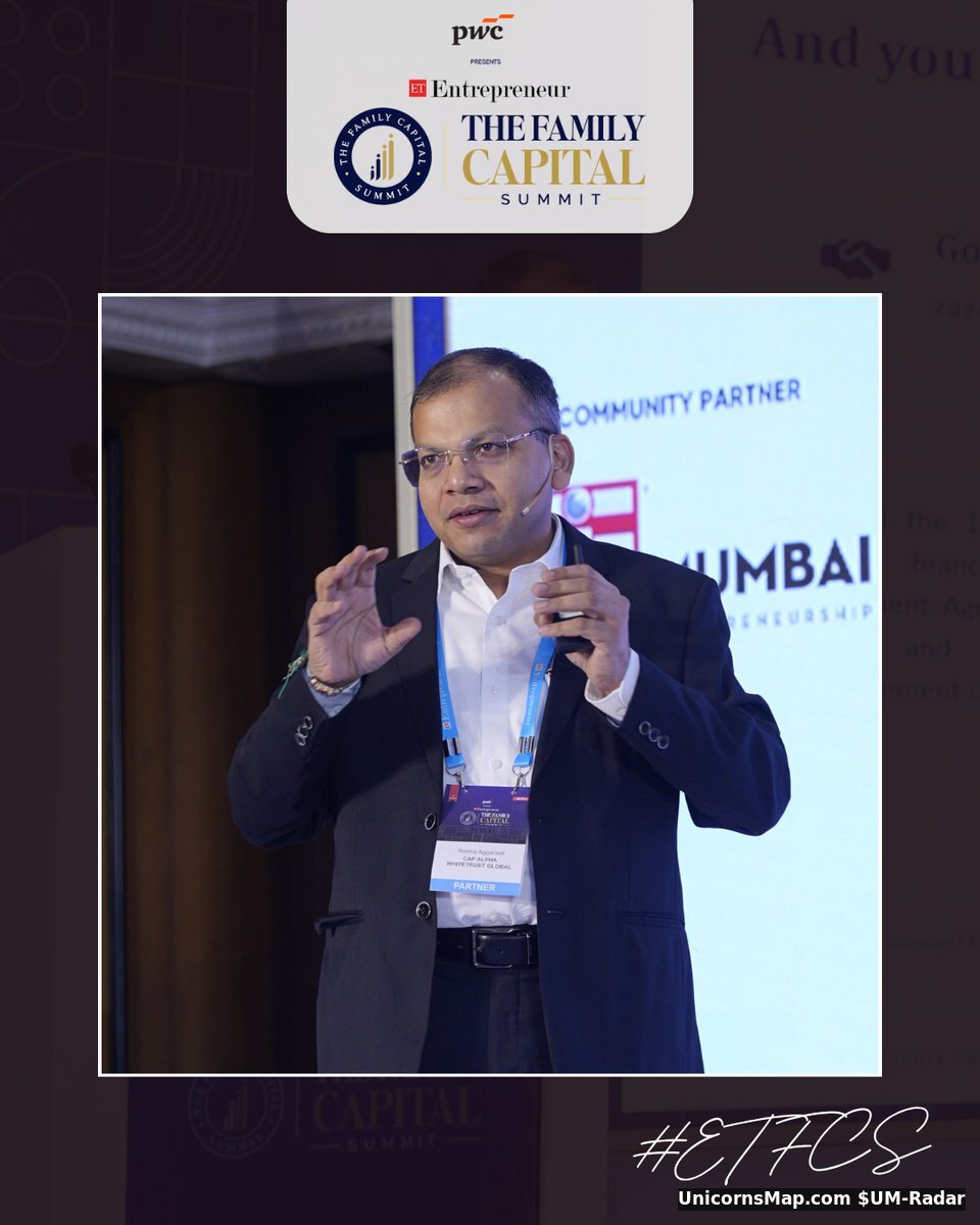Neeraj Aggarwal \u2014 CEO & Co-Founder, Cap Alpha WhiteTrust (on stage)