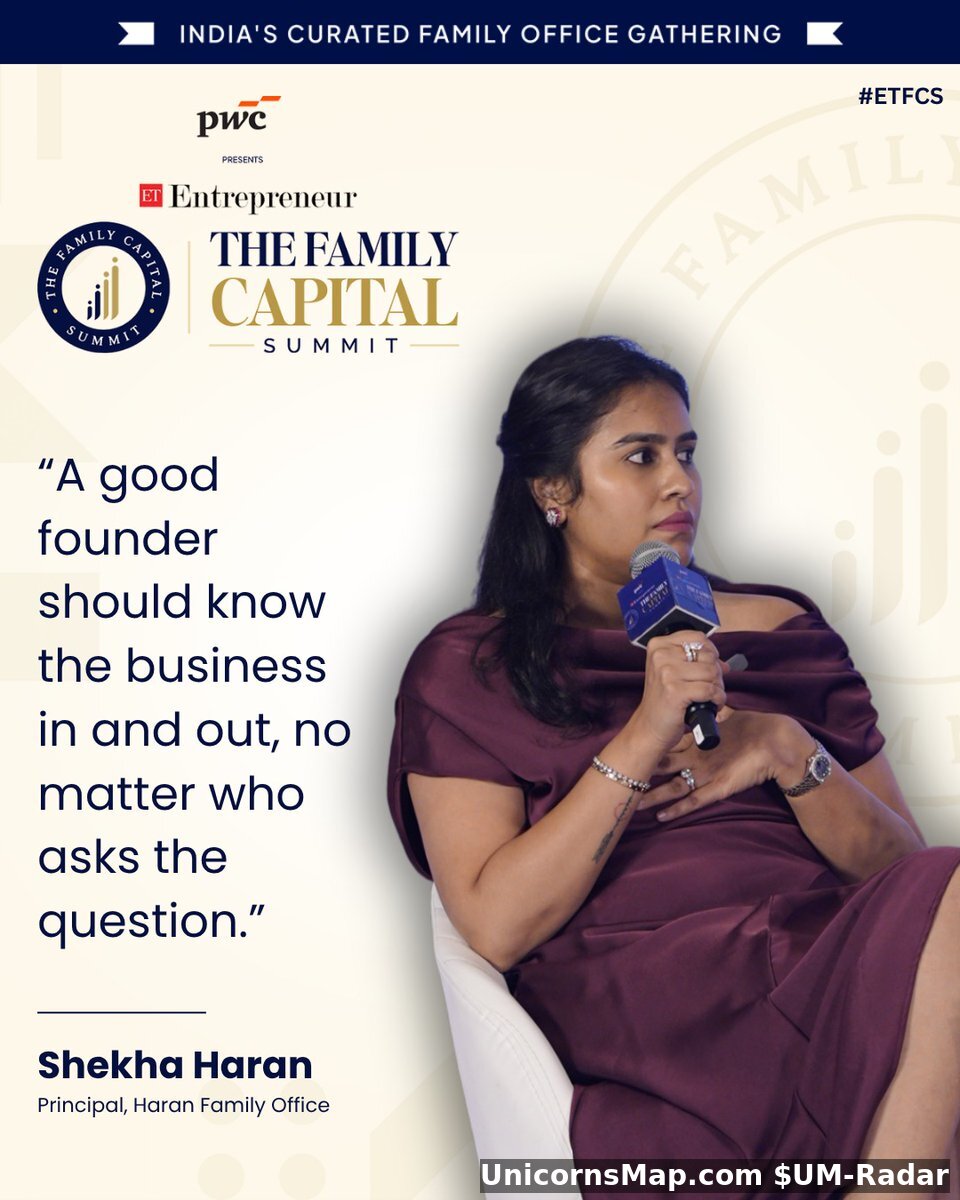 Shekha Haran — Principal, Haran Family Office (on stage)