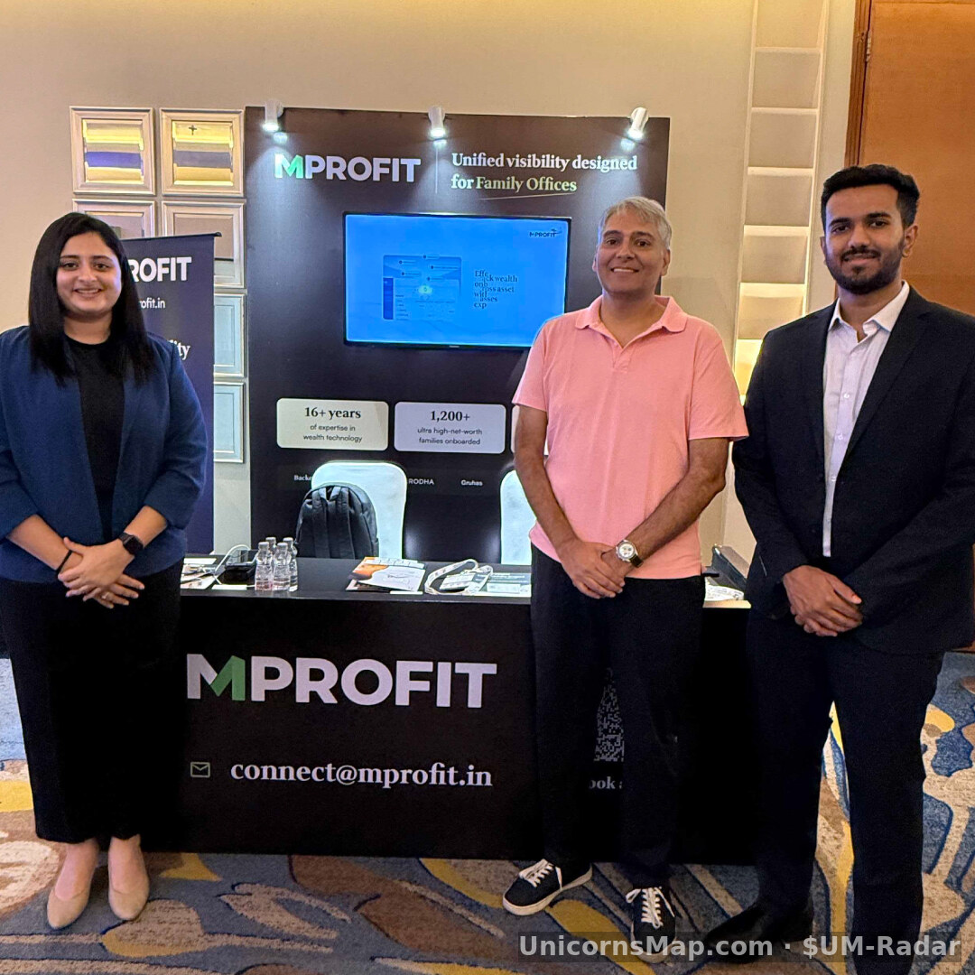 MProfit booth team at The House of Family Office Summit & Awards 2026, Mumbai, 11 September 2026 (partner photograph)
