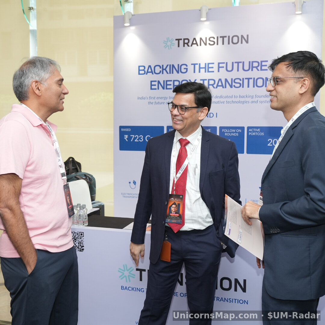 Networking beside the Transition VC booth at The House of Family Office Summit & Awards 2026, Mumbai, 11 September 2026