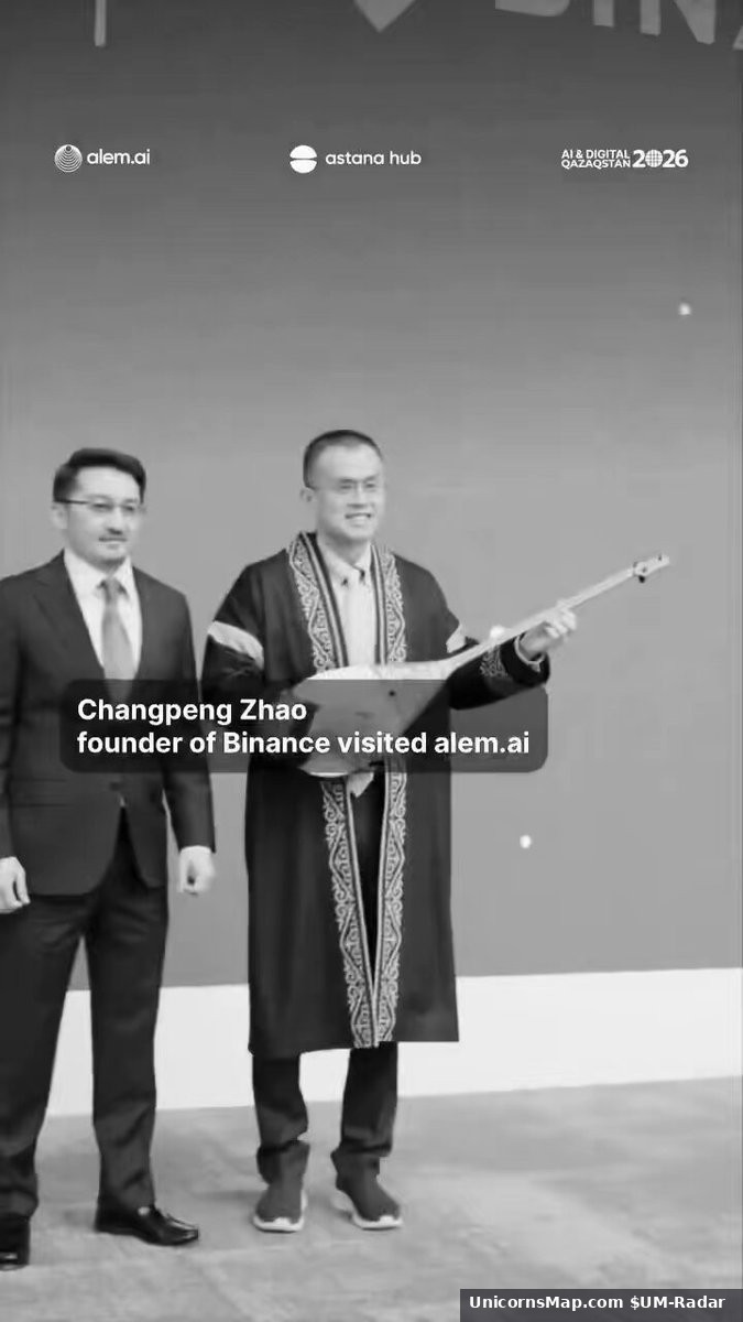 Binance × Kazakhstan — CZ × Madiyev Astana Visit, MoU Trio & KZT Stablecoin Track | $UM-Radar